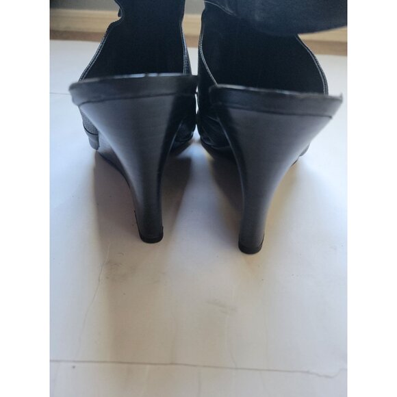 Franco Sarto Zip Wedge Heels for Women size 7 Office Wear Date Night Wedding - Picture 4 of 9